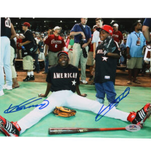 Autographed Photo by Vladimir Guerrero Sr & Vladimir Guerrero JR.