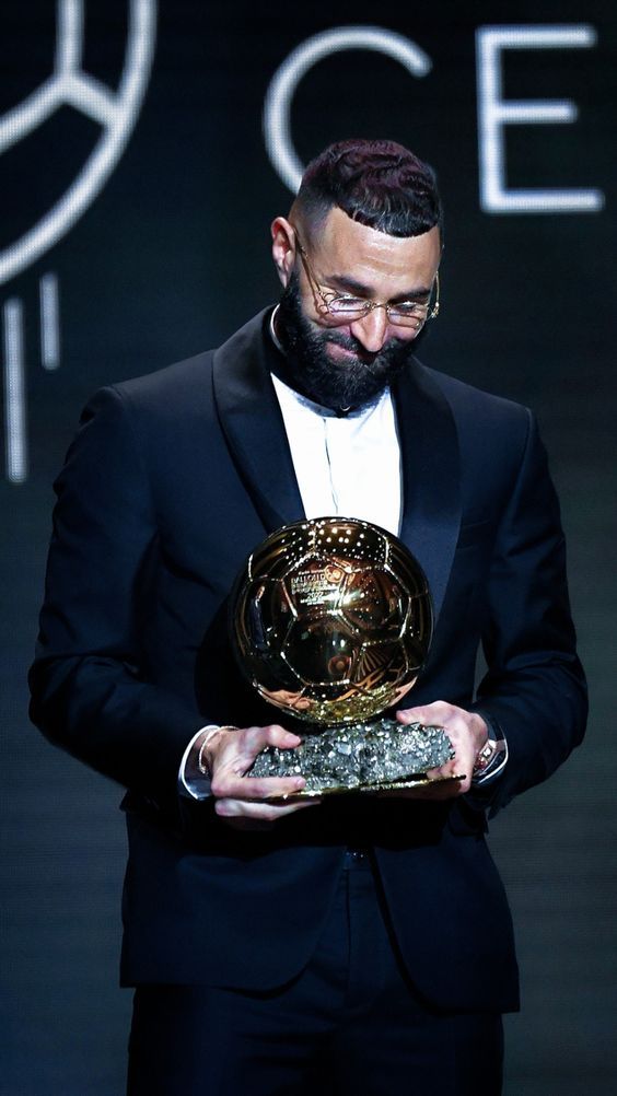 Karim Benzema con Balón de Oro