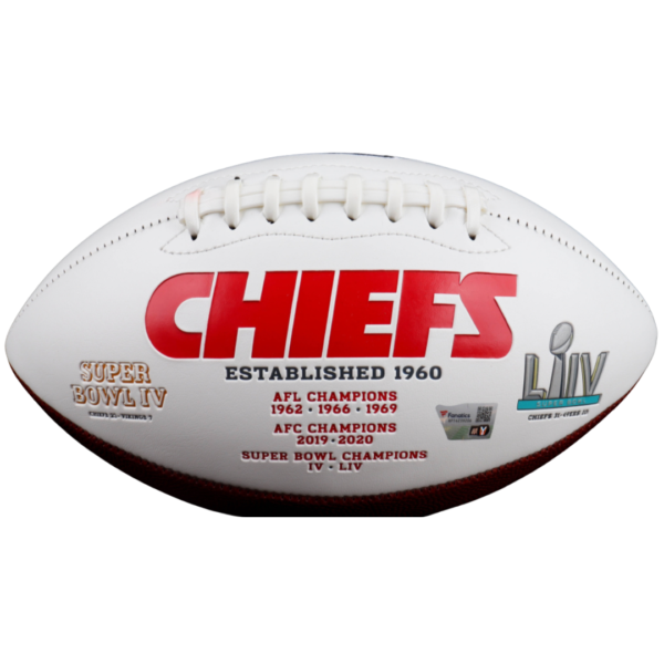 Commemorative Signed Ball Chiefs Patrick Mahomes - Image 2