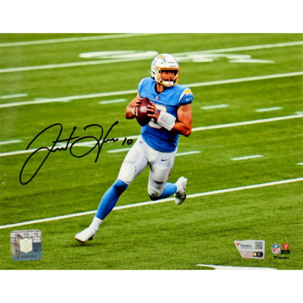 Justin Herbert signed photo