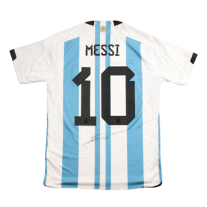 Playera Autografiada Por Lionel Messi
