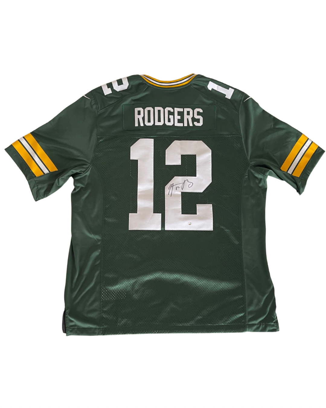 Aaron Rodgers signed Packers jersey