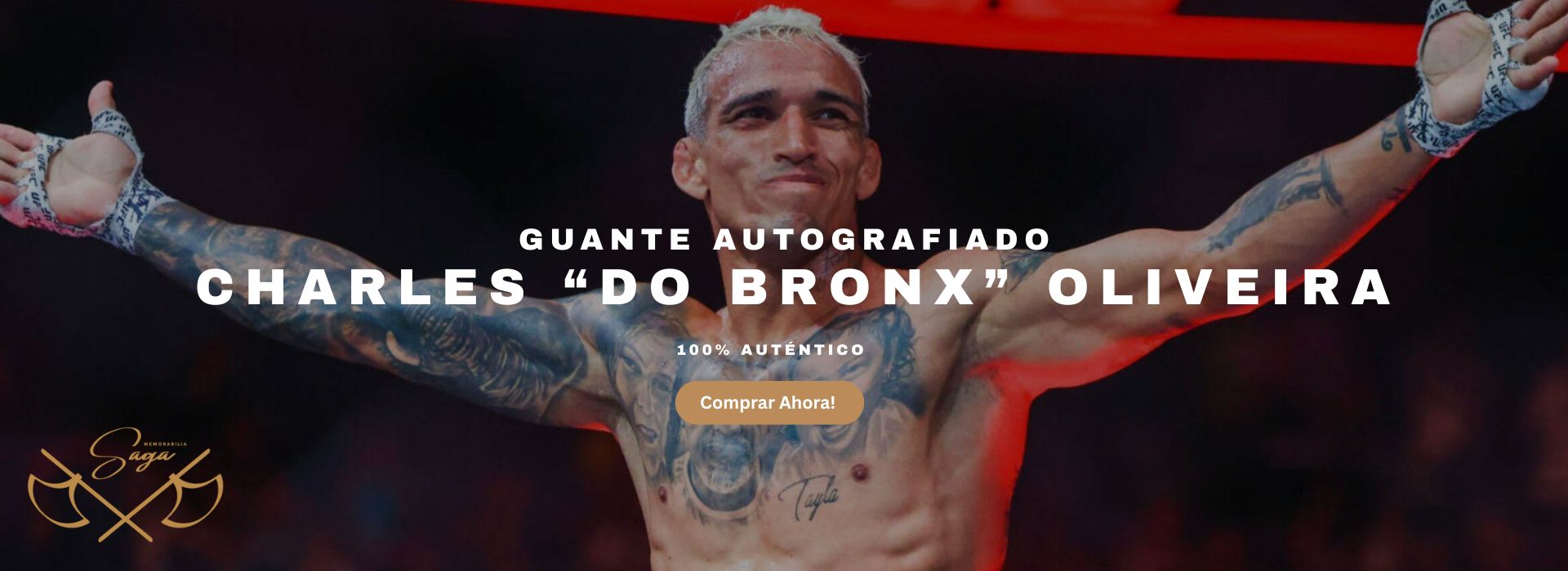 Banner Charles Oliveira Memorabilia Saga