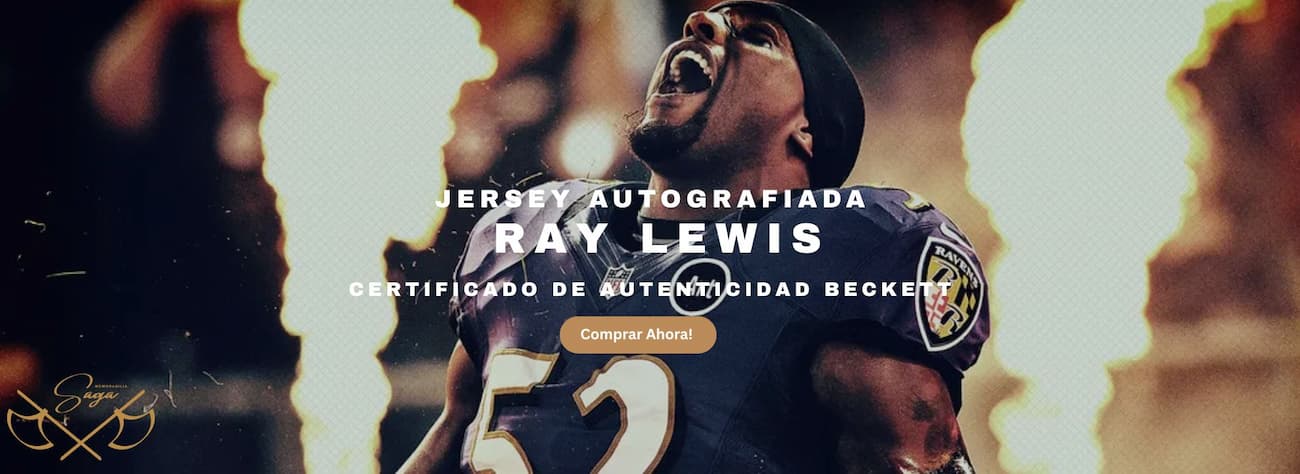 Baltimore Ravens Memorabilia Ray Lewis Banner