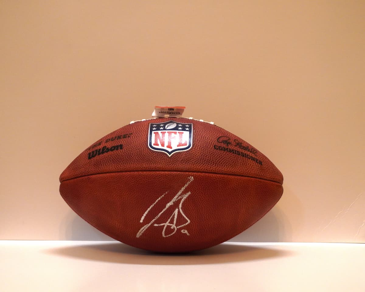 Balon Autografiado por Joe Burrows Cincinnati Bengals