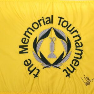 Bandera Autografiada Ludbig Aberg Memorial Tournament